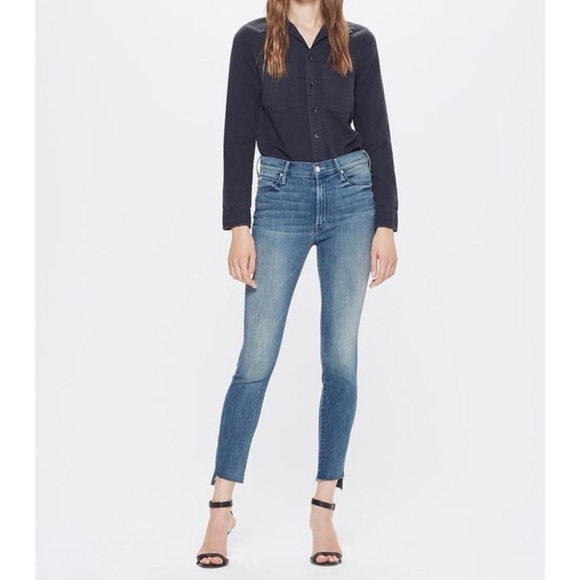 MOTHER Stunner Zip Ankle Step Fray - Good Girls Do | 27 - Picture 1 of 16